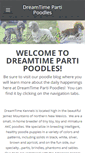 Mobile Screenshot of dreamtimepartipoodles.com